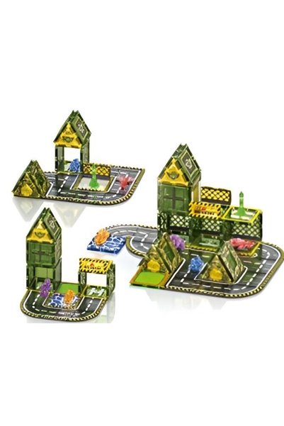 OEM Σετ μαγνητικών κύβων κατασκευής 45 τεμάχια Magnet Blocks HD170A - στρατιω...