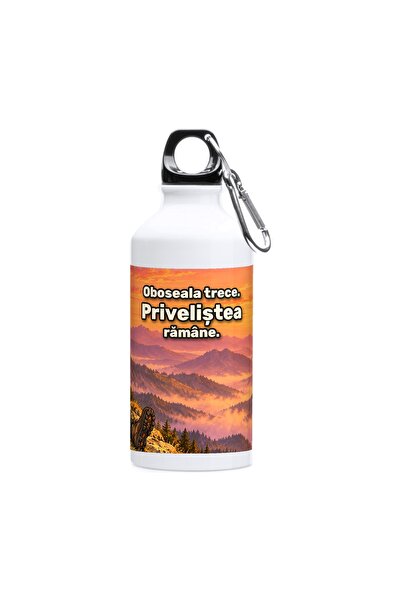 Amprenta Divertis Bidon 500 ml cu Carabinieră „Oboseala trece. Priveliștea ră...