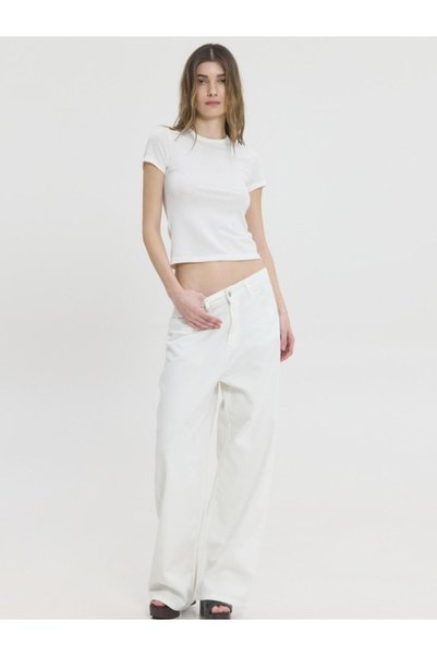SUNSETGO Monica Jeans SS26 Λευκό - M