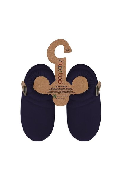 SLIPSTOP Navy Junior Bootie