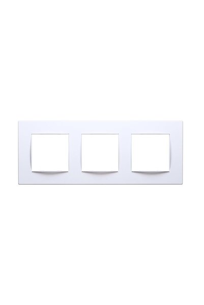Aca Light ΠΛΑΙΣΙΟ PRIME CLASSIC 3 ΘΕΣΕΩΝ ΛΕΥΚΟ IP20 / 1000120201