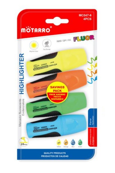 OEM Μαρκαδόροι υπογράμμισης 4 τεμάχια Motarro MC047-6