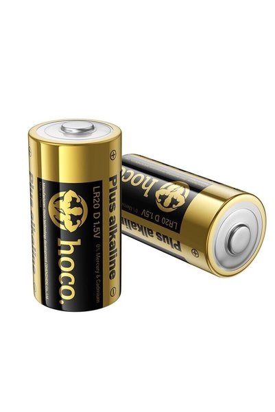 Hoco Αλκαλικές μπαταρίες D LR20 1.5V High Energy 2 τεμάχια JA5
