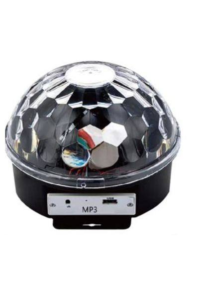 OEM Ηχείο - προβολέας LED ντισκομπάλα με Bluetooth και USB ARRANGO AT48274
