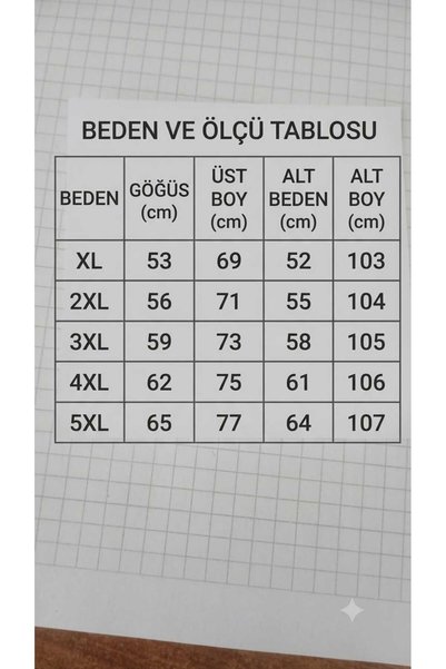Asel Büyük Beden Yumuşak Tuşeli Uzun Kol Likralı Pijama Takımı