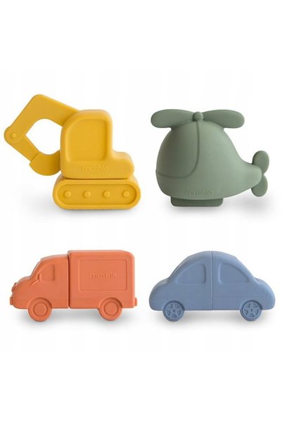 Mushie Jucării de baie cu vehicule