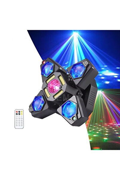 OEM Περιστρεφόμενο φωτορυθμικό LED DMX 60W 540°