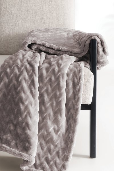 Yataş Lumessa Wellsoft Tv Personality Blanket - Mink
