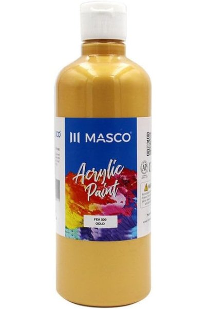 MASCO Acrylic Paint 500 ml, Gold
