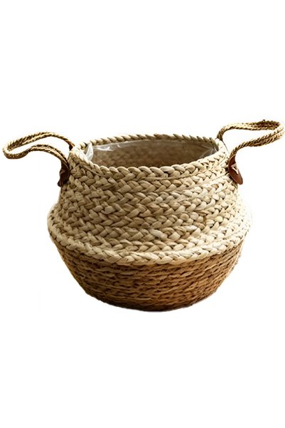OEM Πλεκτό διακοσμητικό καλάθι Grass Basket 34x24 εκ. SDS-29403