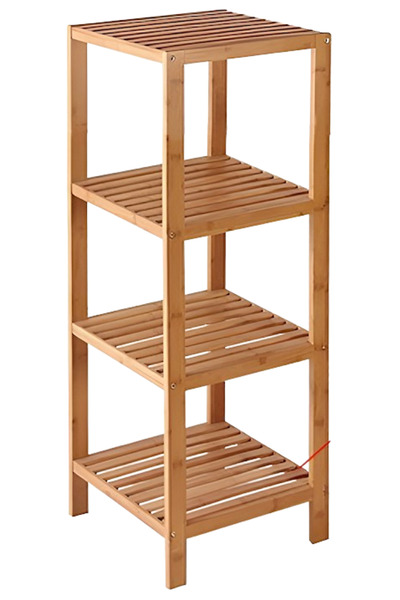 OEM Ραφιέρα μπάνιου 4 επιπέδων από μπαμπού 36 x 33 x 110 εκ. Kmt Style 5404425