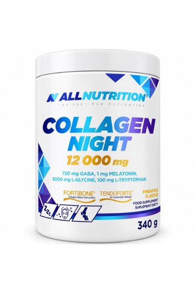 SFD AllNutrition Colagen Noapte 12000 mg, Aromă de Ananas, 340 g