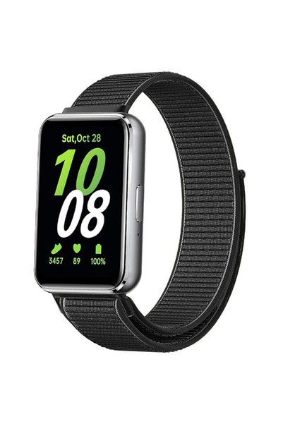 XGSM Curea din nailon pentru Samsung Galaxy Fit 3, Negru