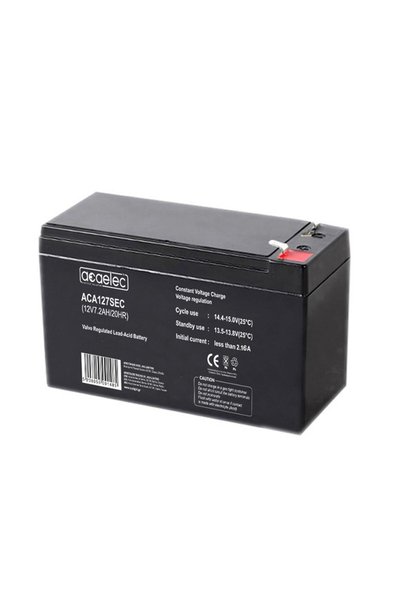 Aca Light ΜΠΑΤΑΡΙΑ AGM VRLA 12V 7.2AH/20HR 2,105kg 148X62X98MM / ACA127SEC
