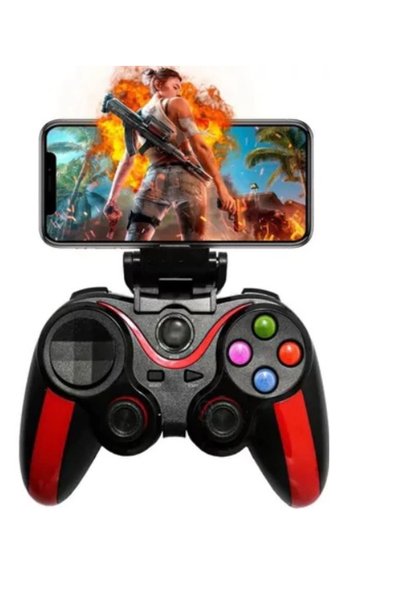 OEM Ασύρματο Gamepad Bluetooth για Android IOS PC και PS3 μαύρο Lehuai LH-9089