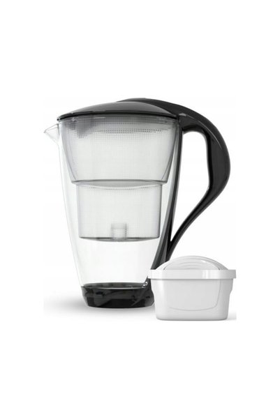 Dafi Carafa filtrantă Crystal de 2l, neagră, gri sau albă