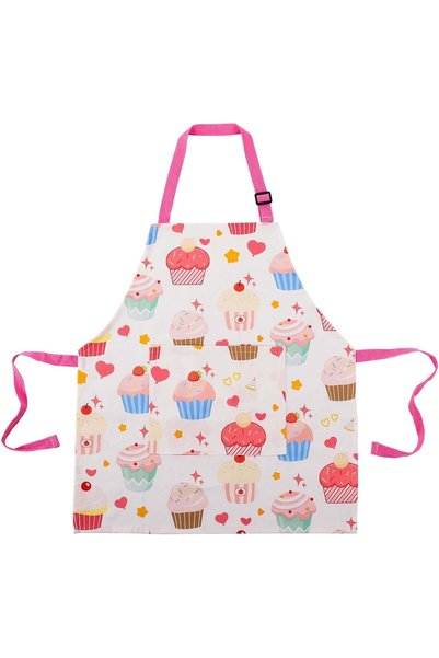 Generic Cotton Kids Apron Set with Pockets, Toddler Chef Apron for Boys and G...