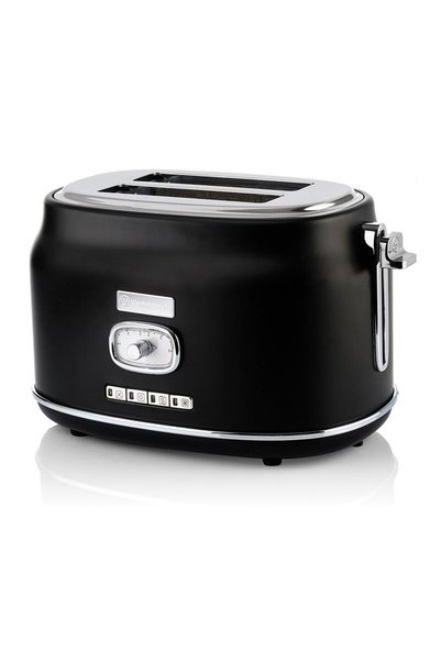 OEM Φρυγανιέρα 2 θέσεων 815 W μαύρη Retro Series WKTTB857BK -