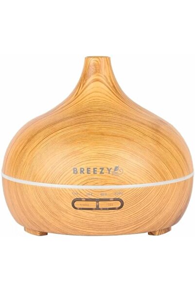 Generic Breezy 500ml Light Wood Essential Oil Diffuser for Aromatherapy Quiet...