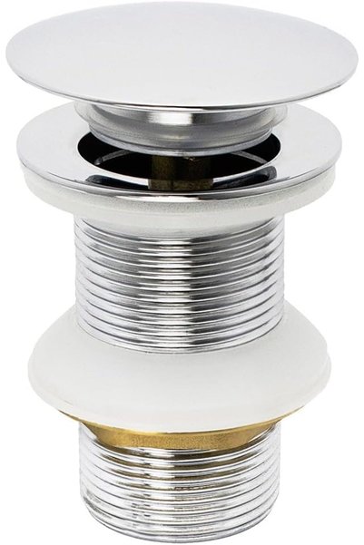 Generic Pop Up Basin Plug - Solid Brass Click Clack Sink Waste Drainer, Unive...