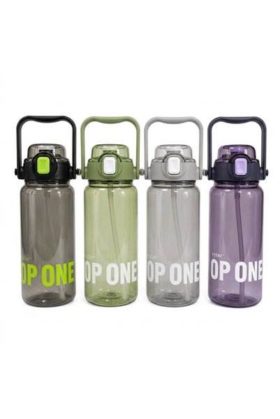 OEM Αθλητικό παγούρι Tritan TOP ONE 1L με καλαμάκι και καπάκι ασφαλείας SHOTA...