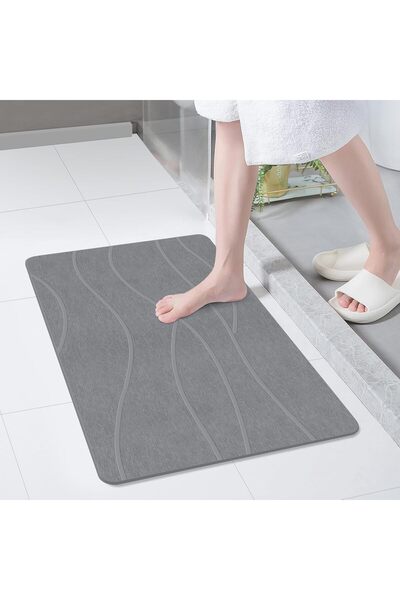 Generic Stone Bath Mat,Fast-Drying Diatomaceous Earth Shower Mat, Non-Slip Su...