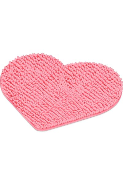 Generic Heart Shaped Rug Love Decorative Floor Mat Heart Shag Shower Mat Non ...