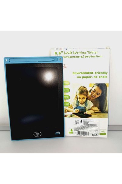OEM Tablă de desen LCD de 8,5 inci pentru copii, ramă albastră, creion inclus...