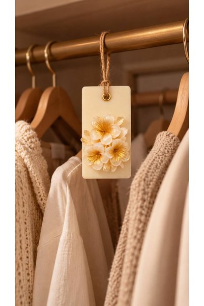 Claren Candles Odorizant Parfumat pentru Dulap și Dressing, Miros de Rufe Cur...