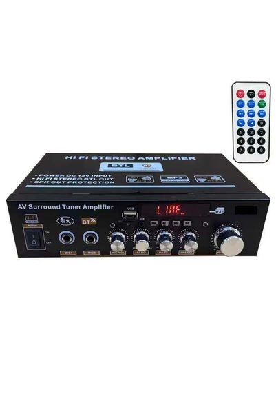 OEM Στερεοφωνικός ενισχυτής ήχου Bluetooth με FM και USB 2x18W Pervoi CTC-980T