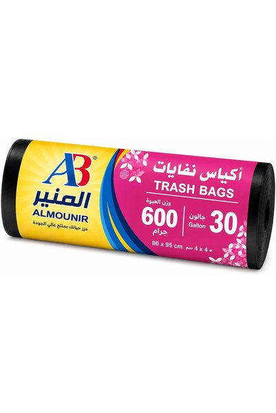 Generic EB Waste Bags Roll 30 Gallons 85X80cm 600g Household Black