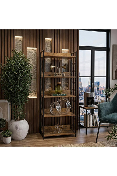 Generic Wooden Stand with Luxurious Design _ Honey _ 60X30X145Cm