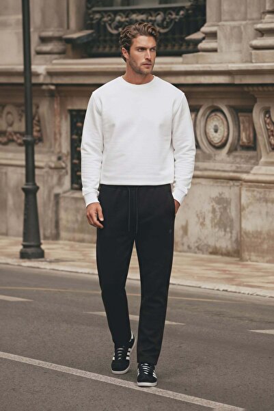 Fulla Moda Elastic Waist Pocket Zippered Sweatpants
