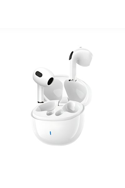 OEM Ασύρματα ακουστικά με θήκη φόρτισης Bluetooth Klgo HK-47BL σε λευκό χρώμα