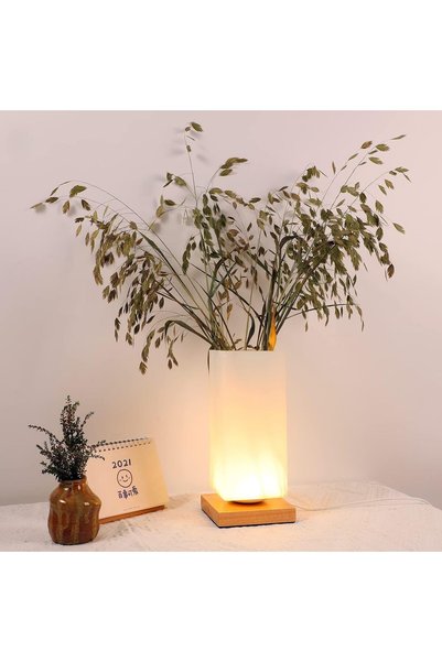 Generic Vase Lamp Table, Dimmable 3 Colors Vase Table Lamp, Bedside Lamp with...