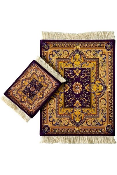 Generic Nxttswili Carpet Mouse Pad and Coaster Set, Non-slip and Waterproof D...
