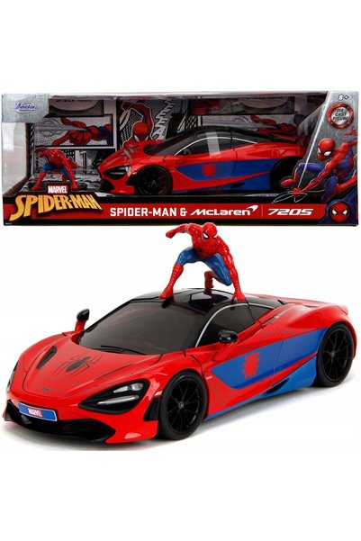 Jada Toys SET SPIDER MAN & MCLAREN 7205 FIGURINĂ ȘI MAȘINĂ