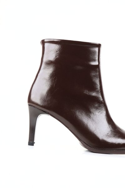 VARENZA WOMAN SHOES Thin Heeled Patent Leather Women's Short Boots