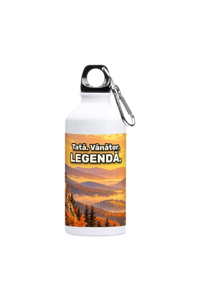Amprenta Divertis Bidon 500 ml cu Carabinieră „Tată. Vânător. Legendă.” – Cad...