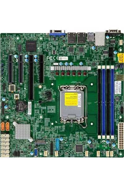 SuperMicro X13SCL-F-B Bulk Intel C262 LGA 1700 micro ATX - (MBD-X13SCL-F-B)