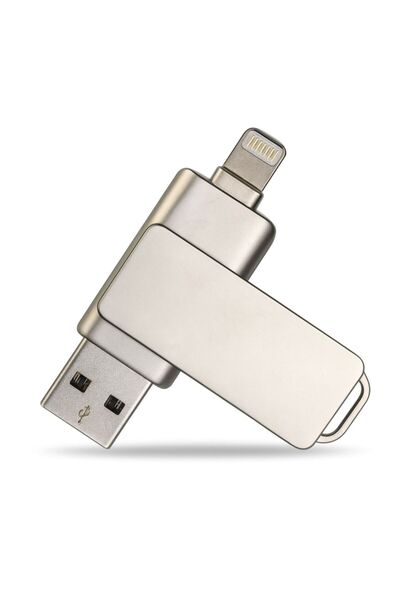 OEM Μονάδα Flash USB 3-σε-1 - USB-A / microUSB / Lightning - 128GB
