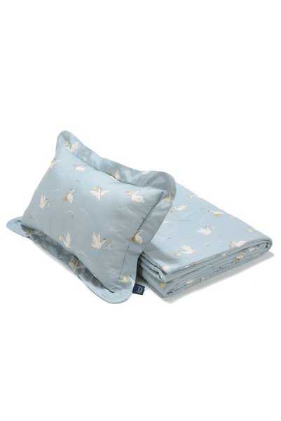 La Millou Set de lenjerie de pat Bamboo XL BEBE MIGNON ALBASTRU