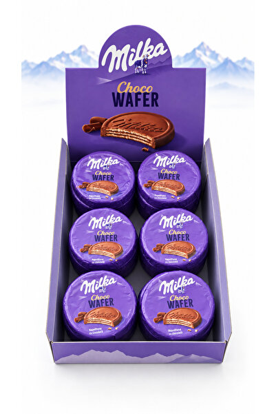 Milka Choco Wafer – Napolitane cu Ciocolată cu Lapte, 24 bucăți x 30 g