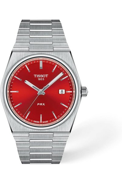Generic T1374101142100 Men's Wristwatch, 1.6 inches (40 mm), Red Dial Bracele...