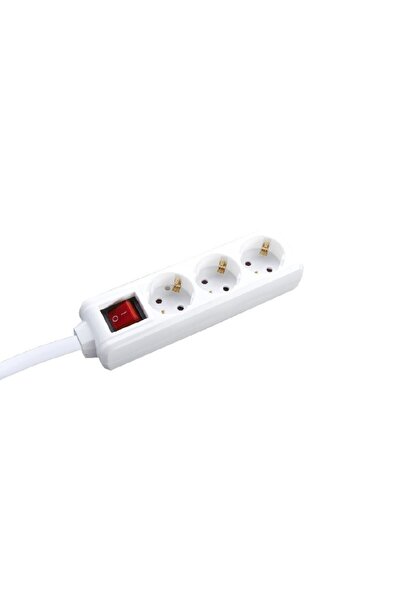 Aca Light Πολύπριζο 3 θέσεων Σούκο, ασφαλείας, με διακόπτη, 16Α, IP20, με καλ...