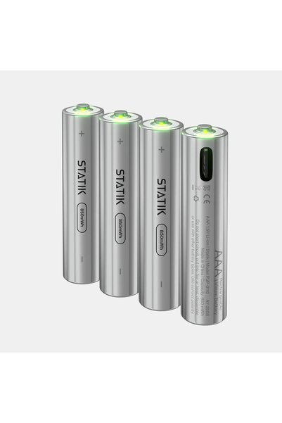 OEM Επαναφορτιζόμενες μπαταρίες AAA 4-PACK PUP-0110-4QTY STATIK