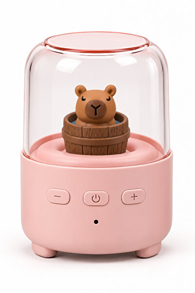 OEM Mini Bluetooth ηχείο Kawaii με USB, LED φωτισμό και σχέδιο καπιμπάρα T-251
