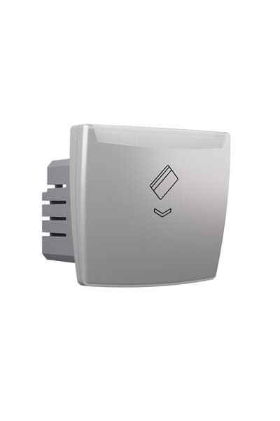Aca Light MODYS ΜΗΧΑΝΙΚΟΣ ΔΙΑΚΟΠΤΗΣ ΚΑΡΤΑΣ 220V 10A IP20 ΑΣΗΜΙ / 10101412377