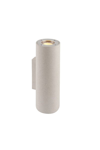 Aca Light ATTICUS - ΠΡΟΒΟΛΕΑΣ ΤΟΙΧΟΥ 2 ΔΟΚΩΝ ΣΤΡΟΓΓΥΛΟ ΛΕΥΚΟ ΤΣΙΜΕΝΤΟΥ ΣΤΑΘΕΡ...