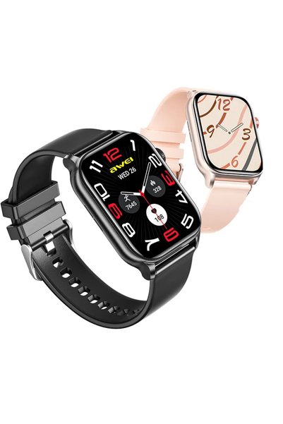 AWEI Smartwatch AMOLED 1.95″ με κλήσεις Bluetooth και παρακολούθηση υγείας H60